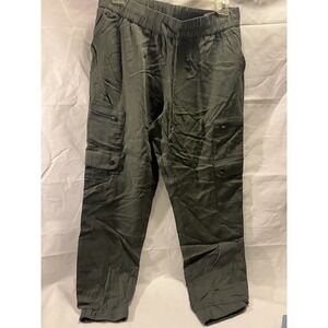 Banana Republic Jogger Pants Women's Size Petite Small Cargo Pockets Pull On